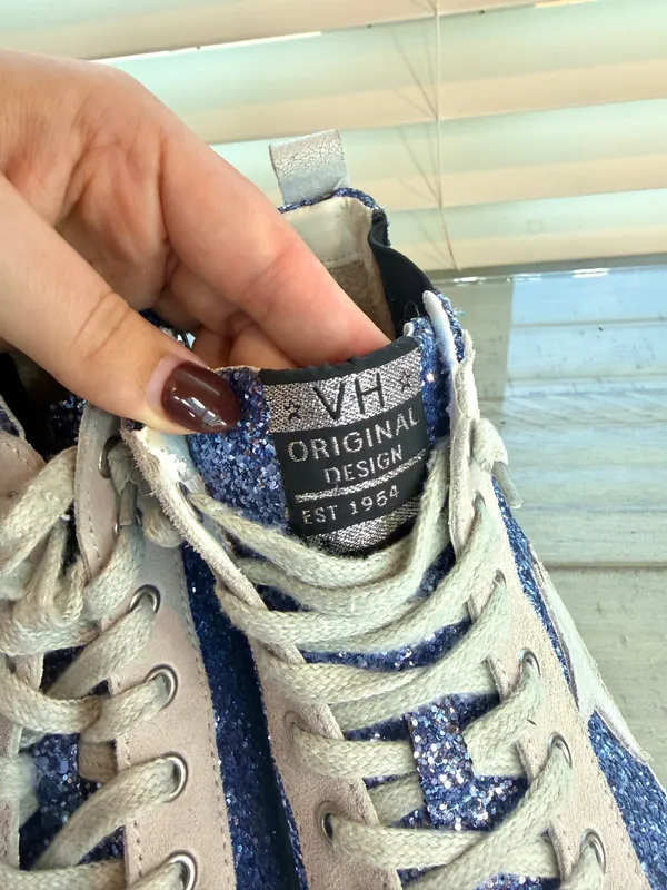 Vintage Havana High-Top Sneakers Sparkle - Image 3
