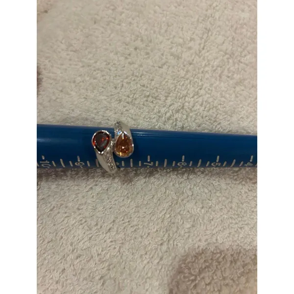 ring band sterling silver 925 beautiful unique size 8 - Image 2