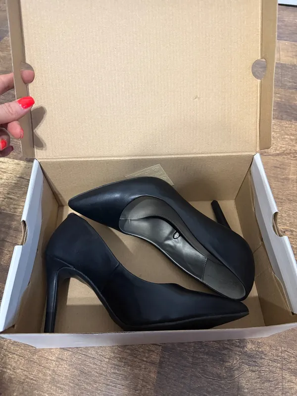 Worthington Black Pointed-Toe Stiletto Pumps Wor Zito 7.5 - Image 9