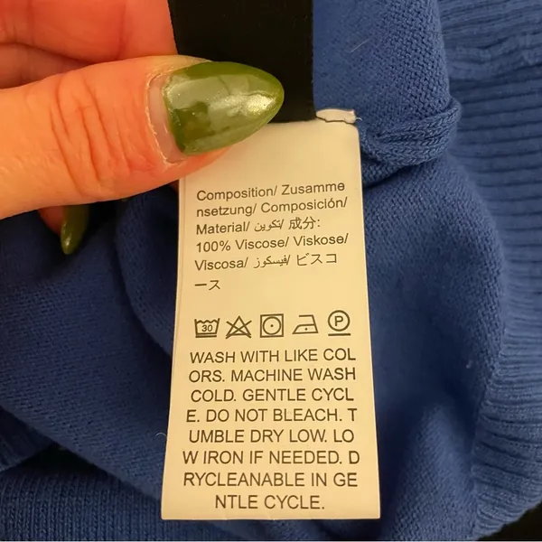SHEIN Frenchy Solid Button Front Cardigan, Royal Blue, Size S, NWOT - Image 9