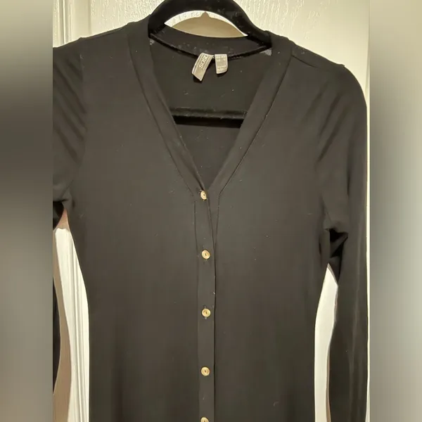 ASOS long button down dress or duster sweater jacket size 0 - Image 5