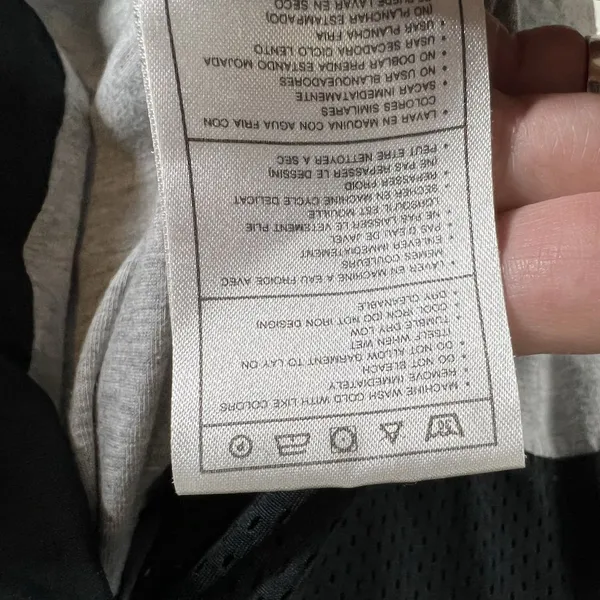 Vintage Nike Women's M Full Zip-Embroidered Swoosh Nylon Windbreaker 90's Jacket - Image 10