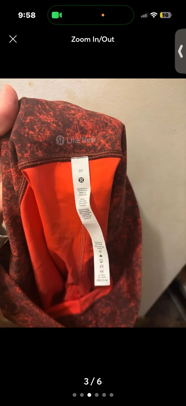 (20) lululemon biker shorts  - Image 3