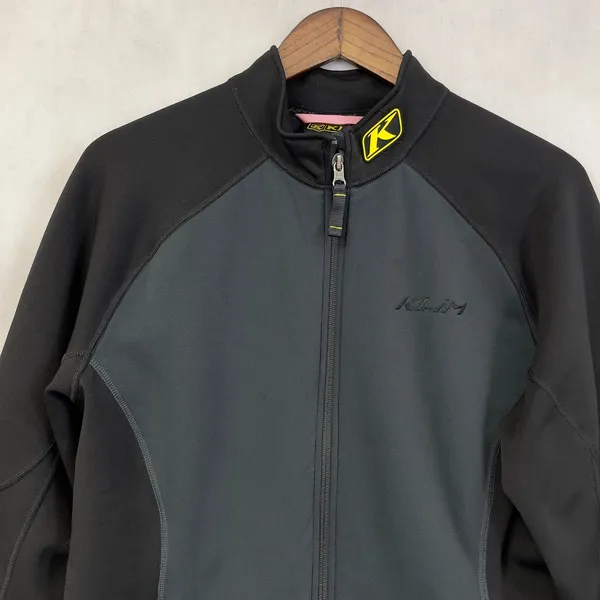 Klim Full Zip Softshell Jacket Womens Large Stretch Performance Sporty‎ Moto Black - Image 2