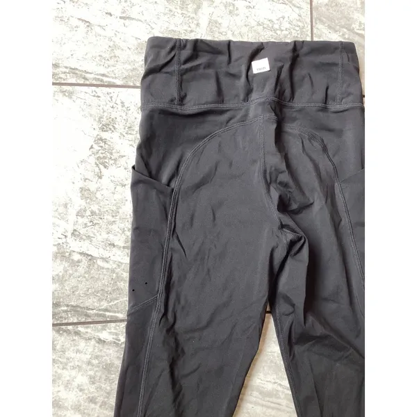 Vuori Daily Pocket Leggings Black High Rise 7/8 Yoga Tights Womens XS VW413 - Image 2