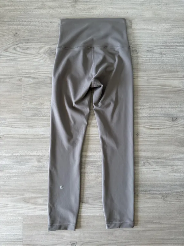 Lululemon Wunder Train High-Rise Leggings – Neutral Taupe Grey - Image 4