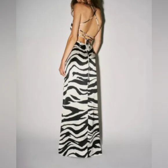 Free People Abby Zebra Print Maxi Dress - Image 2