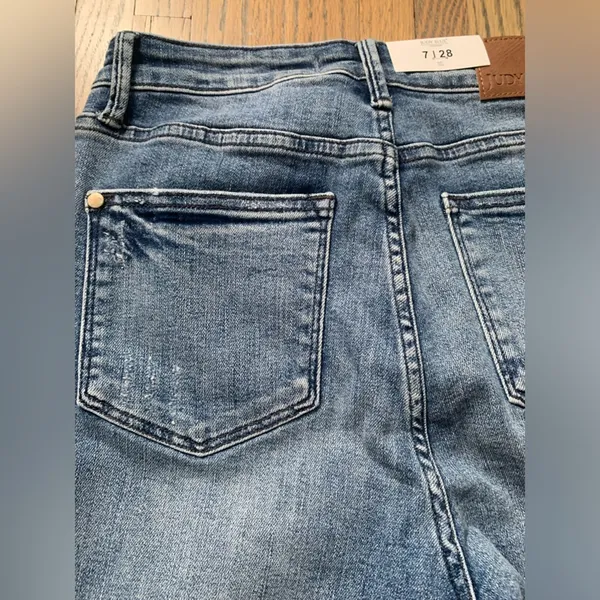 NWT Judy blue 7/28 jeans main squeeze high waist - Image 7
