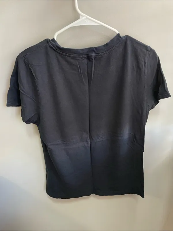T.La Black Short Sleeve Crewneck Tee for Women Size M - Image 4