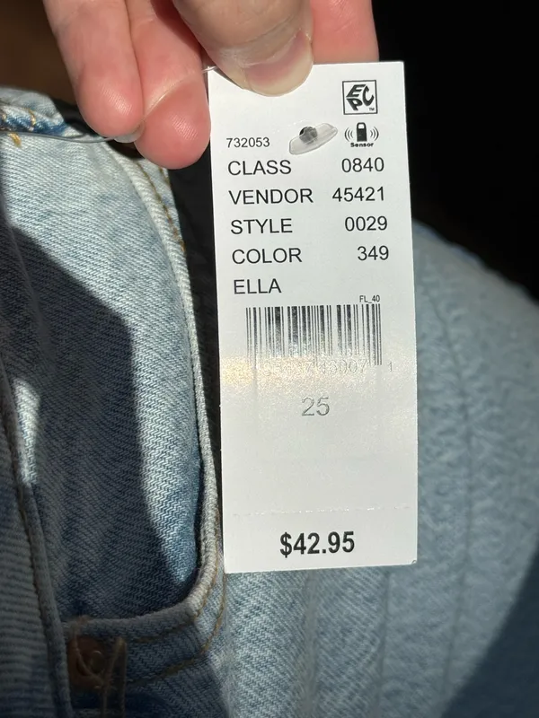 PacSun Light Wash Denim Skirt - Image 3