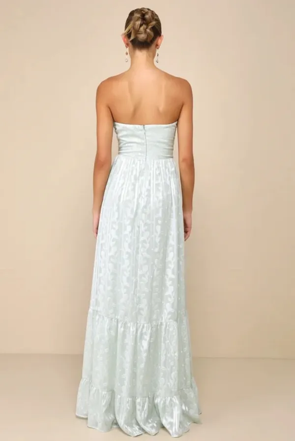 Lulus Sage Green Floral Maxi Dress - Image 2