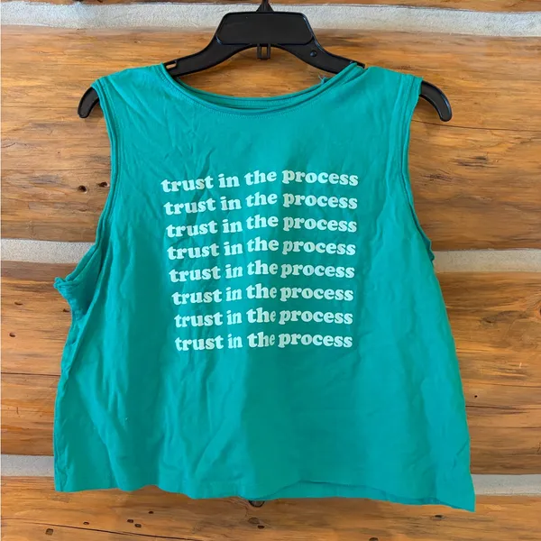 Trust the Process Athletic Tank size Large - Image 2