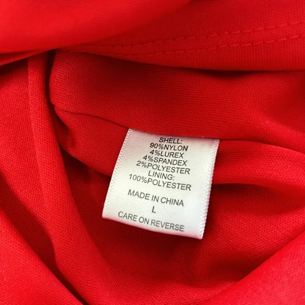 Gabrielle Union New York&Company x FASHION TO‎ FIGURE Red One Shoulder Dress L - Image 11