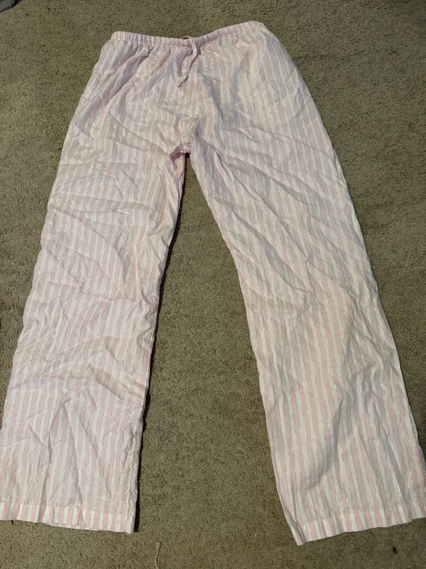 Brandy Melville striped sparkly pants  - Image 2