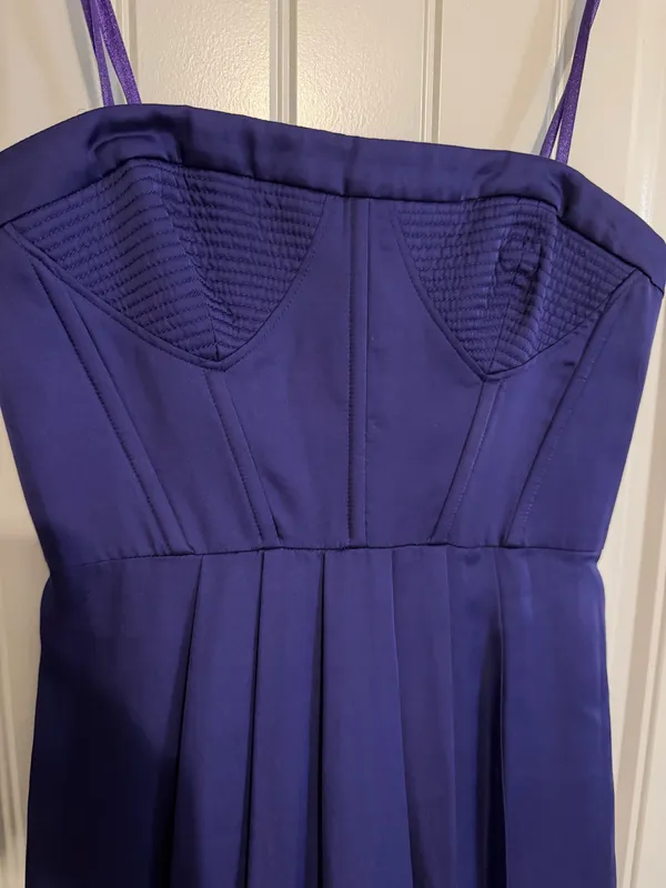 BCBGMAXAZRIA Formal Purple Dress - Image 3