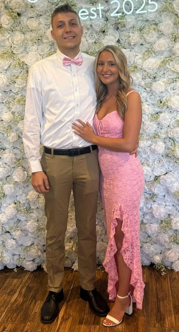Pink Lace Dress Size XS - Image 4