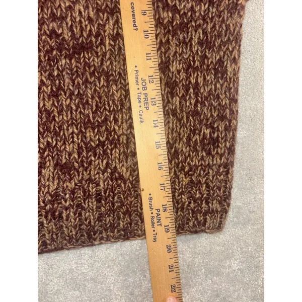 vintage y2k american eagle wool sweater womens cropped brown medium - Image 7