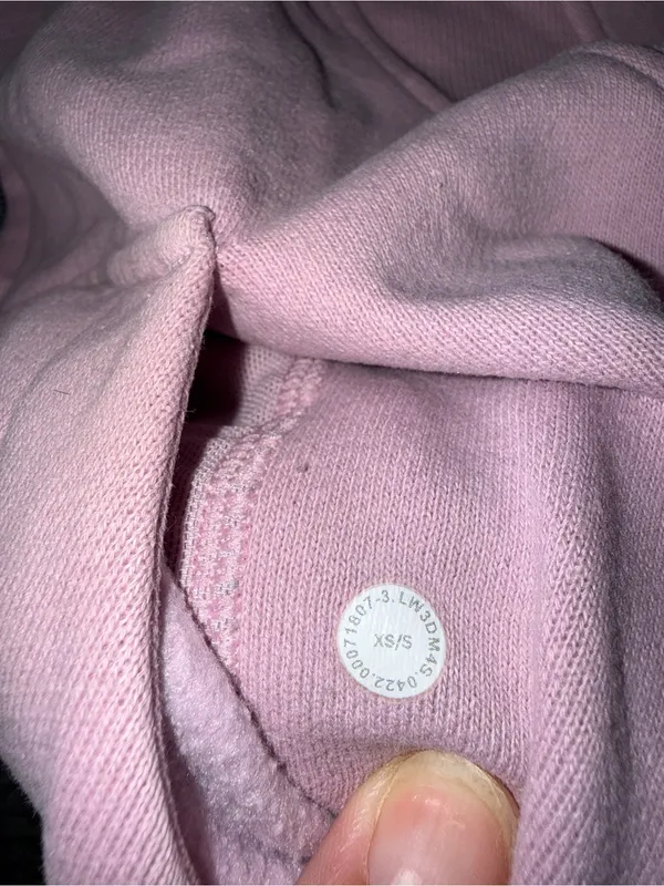 Lululemon Scuba Oversized Half-Zip Hoodie Pink Peony XS/S - Image 3