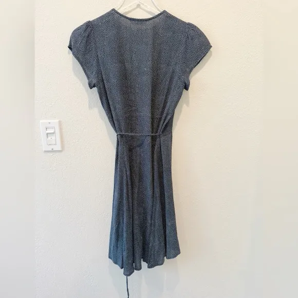 ROLLA’S Dancer Wrap Dress in Navy and White Polka‎ Dot size XS - Image 3