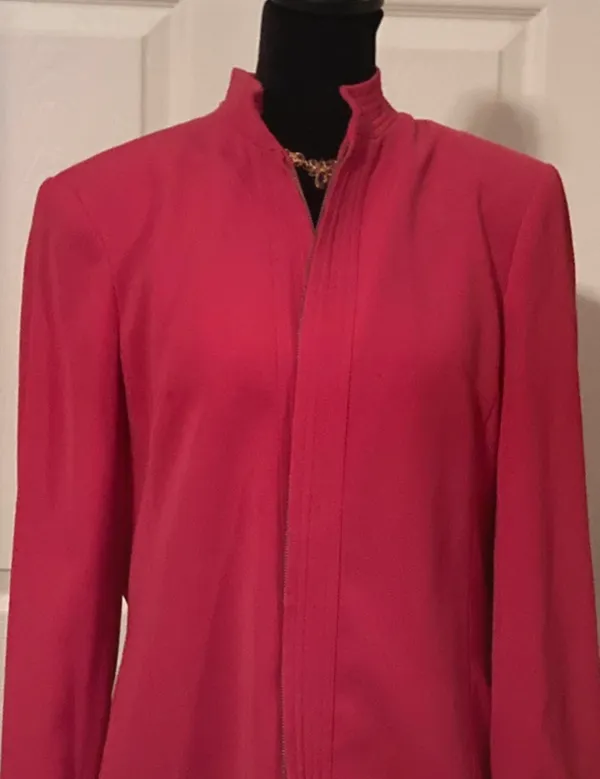 Amanda Smith Pink blazer work jacket - Image 2