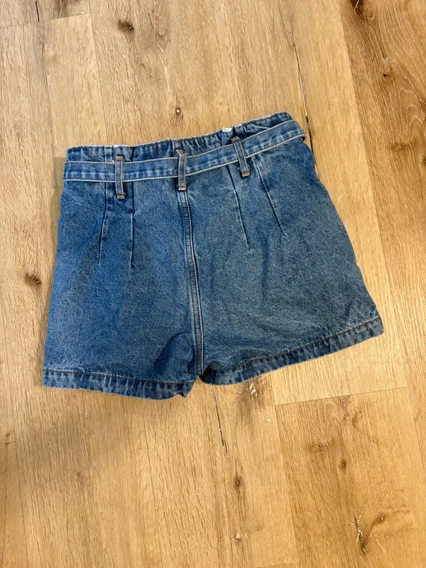 Abercrombie and Fitch Paperbag Tie Denim Jean Shorts - Image 7