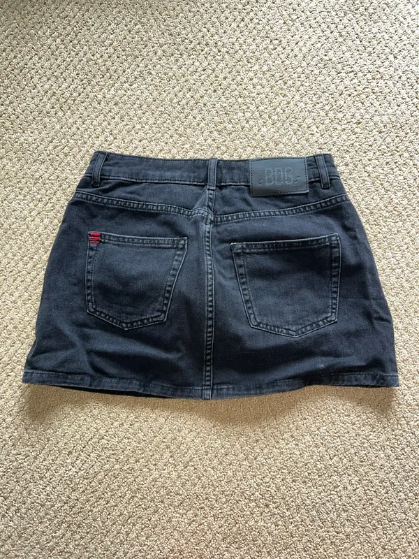 Urban Outfitters Jean Skirt BDG Black Denim Mini - Image 2
