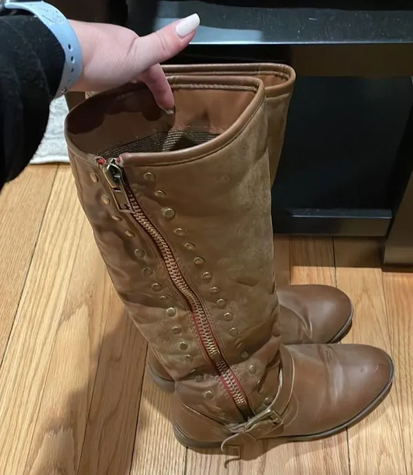 Steve Madden brown boots size 7 - Image 6