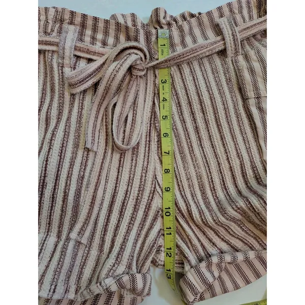 Free People FP One Harriet Striped Paperbag Boho Peasant Shorts Western Sz Med - Image 5