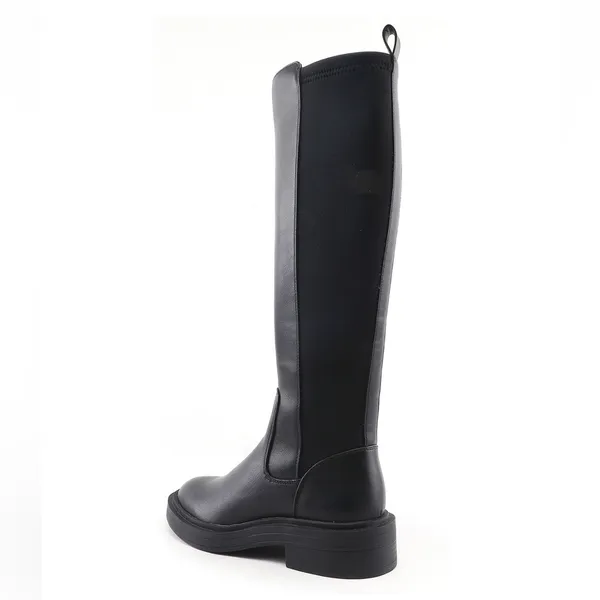 NWT Kenneth Cole Reaction “Anabelle” Women’s Black Calf Tall Riding Boots Sz 5 - Image 5