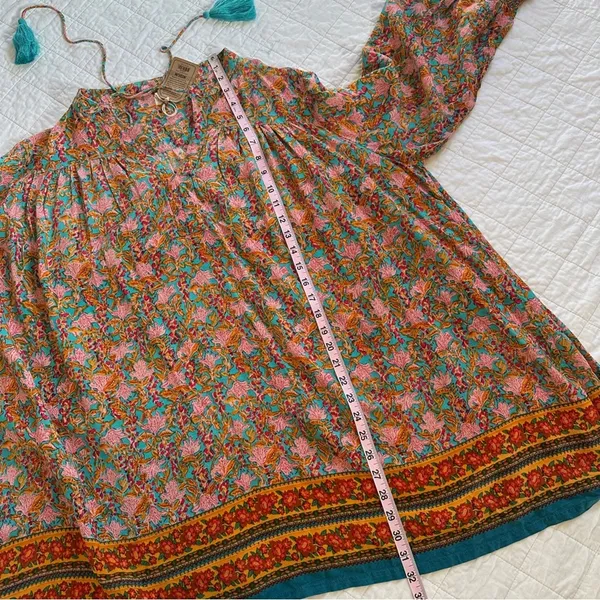 Natural Life Dara V-Neck Long Sleeve Tunic Dress NWT Medium - Image 5