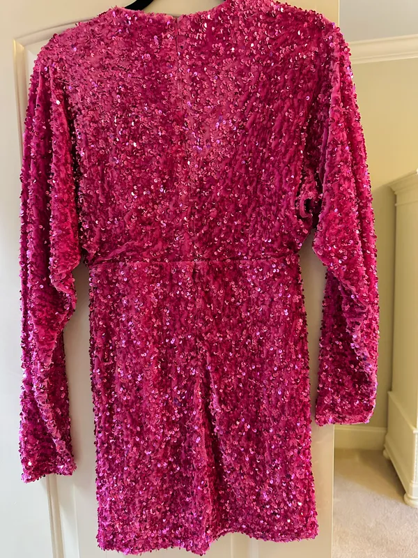 Pink Sequin Dress - Image 2