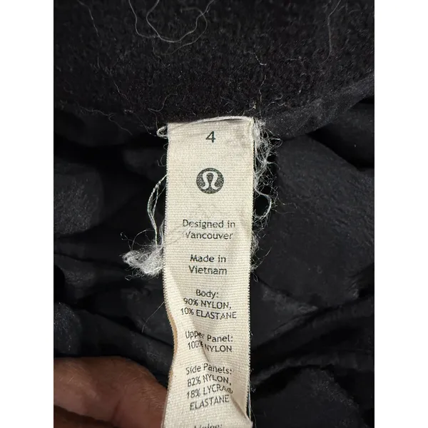 Lululemon Run For Cold Vest Black Quilted Insulated‎ Running Full Zip Women 4 - Image 5