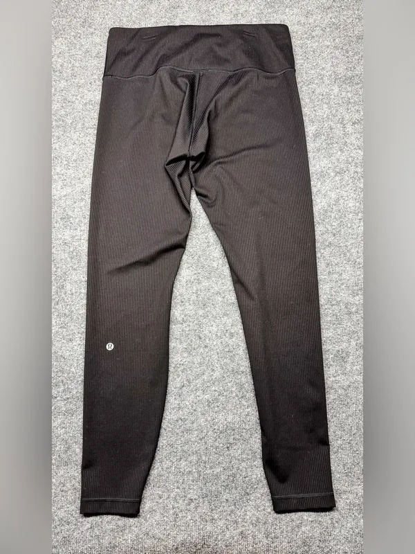 lululemon athletica Black Ribbed High-Rise Leggings - Image 2