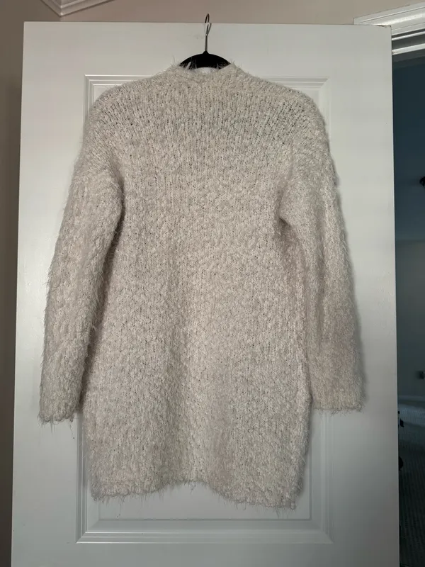 Altar'd State Cardigan Long Cream Small - Image 2