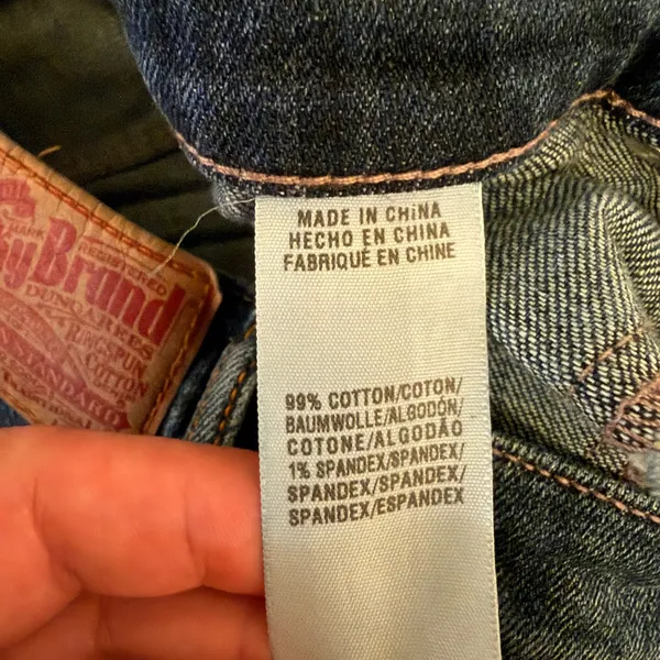 Lucky Brand NWOT Decorative Back Button Pocket Bootcut Jeans - Image 6