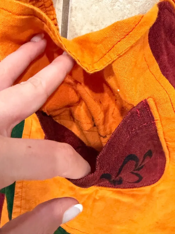 Handmade overalls Orange - Image 2