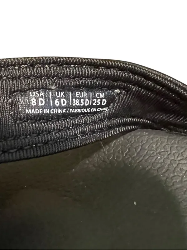 Spenco Women’s Size 8D Ava Orthotic Sandals Black‎ Adjustable Leather Thong - Image 9