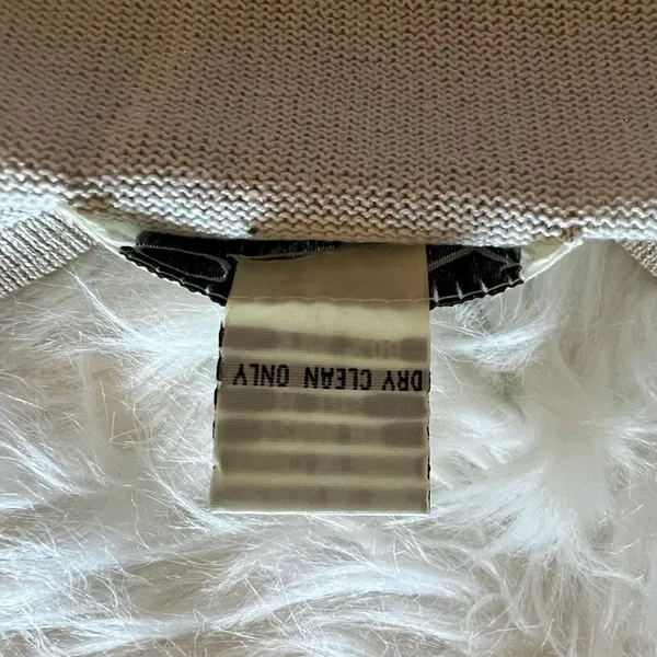 Kevo Vintage Gold Sparkle Silk-Blend Sweater Top - Image 6
