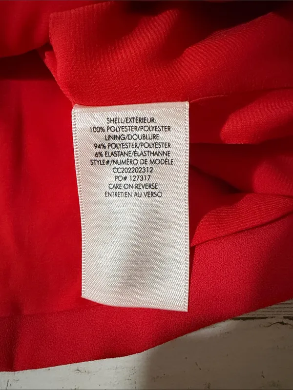 Alice + Olivia Red Asymmetrical Wrap Mini Skirt Poppy Red - Image 11