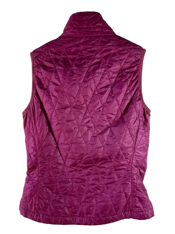 Patagonia Nano Puff Vest Womens XS Magenta Purple PrimaLoft Quilted Full Zip - Image 6