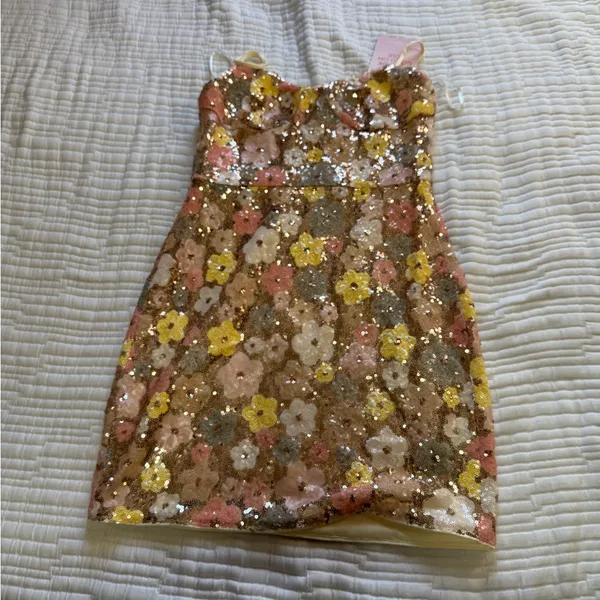 HelloMolly - SPARKLE GROVE SEQUIN MINI DRESS MULTI - Image 5