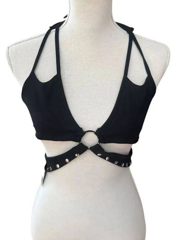 Outcast Avalyn Top in Black NWT L Size L - Image 2
