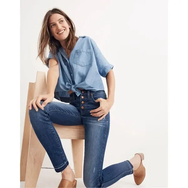 ✨Madewell 10" High-Rise Skinny Sz 26 Jeans✨ - Image 3