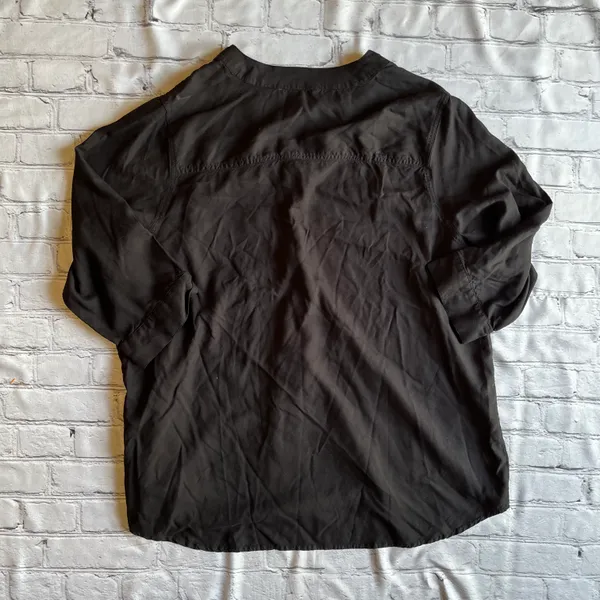 Woman Within Blouse Black 18/20 Large Top Shirt - Image 10