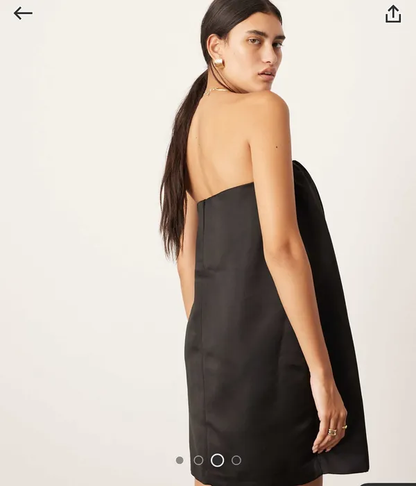 ASOS Black Mini Dress - Image 4