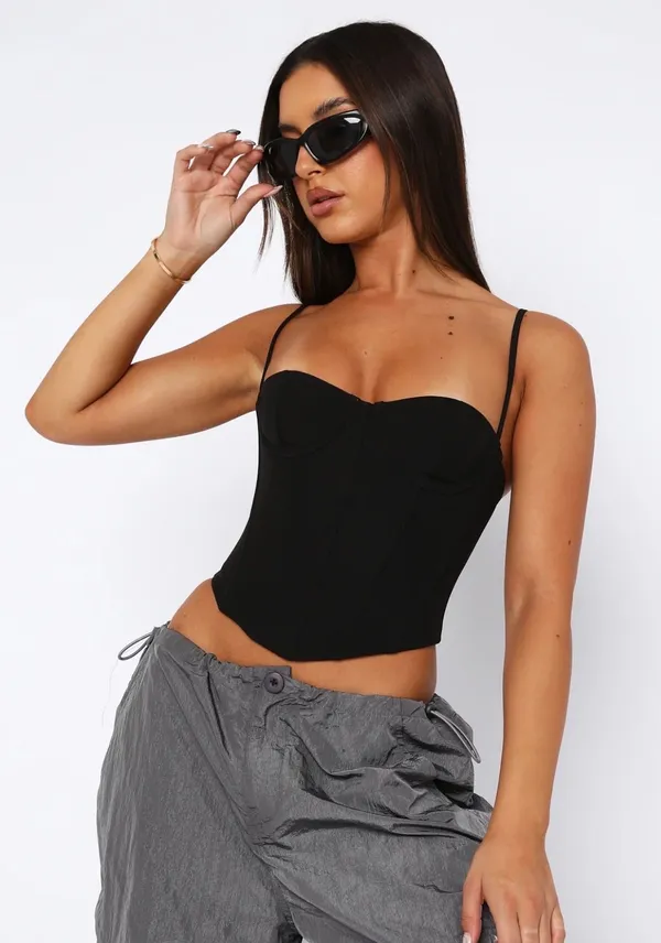 White Fox Boutique Crop Top - Image 2