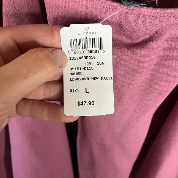 NWT Windsor Mauve Colored Dress. Size Large. - Image 3