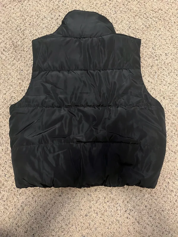 Black Cropped Vest Amazon - Image 5
