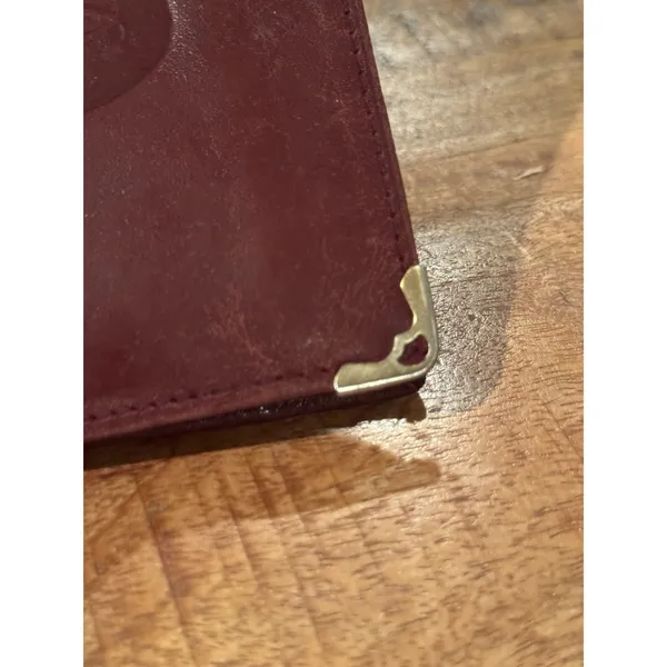 Authentic Gucci Vintage Tan Leather Clutch Wallet Jackie Clasp Italy‎ - Image 7