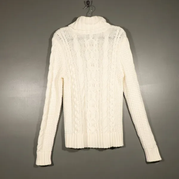 NWOT Lauren Ralph Lauren White Turtleneck Size Medium - Image 6